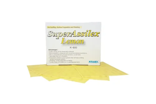KOVAX Assilex Lemon - Papier ścierny na rzep K800 130x170mm