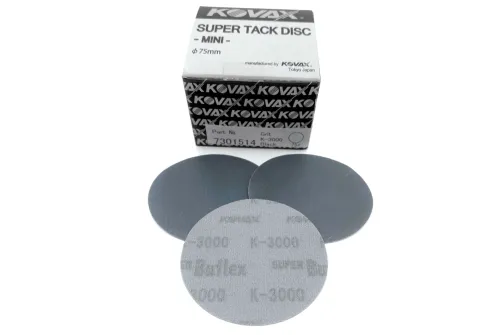 KOVAX Buflex Dry - Krążek scierny na rzep 75mm (Black) K3000