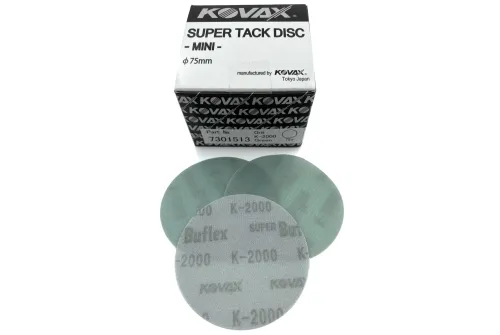 KOVAX Buflex Dry - Krążek ścierny na rzep bez otworów 75mm (Green) K2000