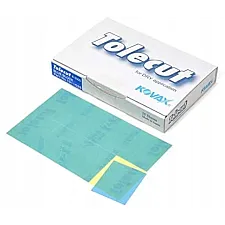 Self-Adhesive Sandpaper Tolecut 70x114mm K2500 Fine Grit Blue for Dry Sanding, Kovax