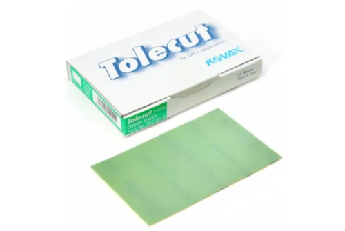 Kovax Tolecut självhäftande slippapper K2000 70x114mm grön för lacksliping och reparborttagning