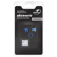 Axel Foam Lance Nozzle Set 2-Pack, 45° Navy & 110° Blue Spray Angles, Marolex