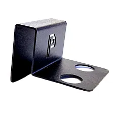 Brush Holder For Bucket 2 Brushes Galvanized Steel Powder Coated Black POKA