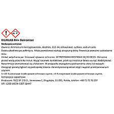 Avmetalliseringsgel för metalliska föroreningar, 20L, extrem effekt, snabb verkan, KiurLab