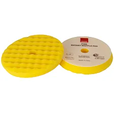 Rotationspoleringsskumplatta 130/150mm, mjuk finish, värmereducerande räfflad yta, hög effektivitet, Rupes
