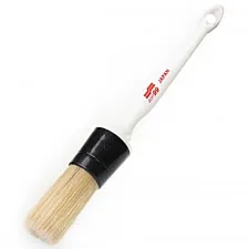 Interior Detailing Brush 30mm Black With Natural Bristles And Plastic Handle, Soft99