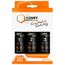 Poleringspasta Set 100ml, Kombinationsprovbox, Professionell Detaljering, Honey Polska