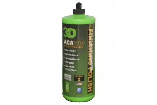 Flaska 3D Car Care Finishing Polish 946ml med Alfa Ceramic Alumina-teknik för lackkorrigering