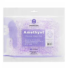 Biltvättpad 1400 gsm Dubbelsidig Mikrofiber Hög Absorption Hållbar Lila, Monster Shine