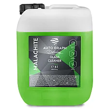 Glass Cleaner 5L Fast Evaporating Streak-Free Antistatic Removes Grease Auto Graph Malachite