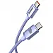 Baseus Kabel USB typ C - USB typ C Baseus 1,2 m fioletowy