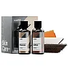 Läderskötselkit 150ml UV-skydd Rengöring Balsam Borste Applikator Mikrofiberduk, CarPro CQuartz