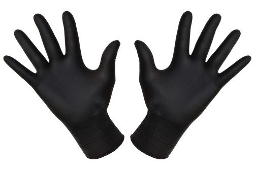 Monster Shine Black Nitrile Gloves 100-pack Size S disposable gloves for detailing