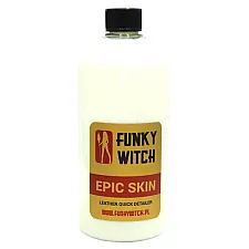 Läder Snabbdetaljerare 1L Satinfinish Citrondoft Fettfri Rengöring Skydd, Funky Witch