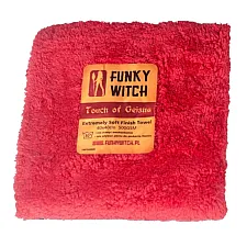 Microfiber Finishhandduk 40x40cm 500GSM Kantfri, Funky Witch