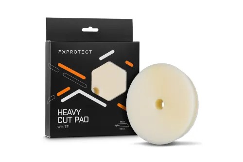 FX PROTECT Grov Polerpad 125/140mm med öppen cellstruktur och trapetsform för maskinpolering