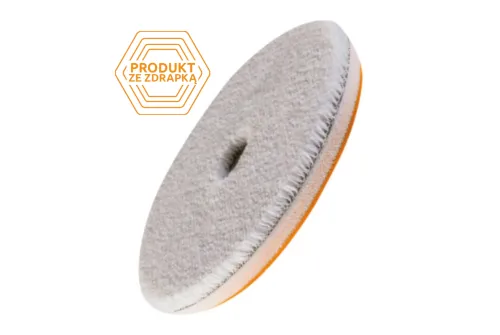 Poleringsullpad 80mm Dual Action Skärande Syntetisk Naturlig Ull Kylhål Honey