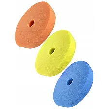 Poleringspads Dual Action Set 3 storlekar 125/140/20 mm hög hållbarhet skum Honey