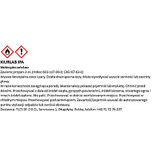 Isopropylalkohol IPA 99,9% 1L Hög renhet Avfettning Poleringsrester Borttagare, KiurLab