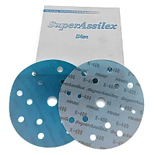 Sanding Disc 152mm 400 Grit 15-Hole Hook and Loop, Kovax