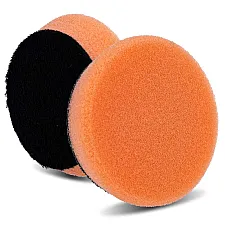 Poleringspad 89 mm Medium Cut Konformad Värmeavledande Orange Skum, Lake Country