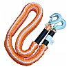 Tow Rope 4M 2100Kg Capacity Elastic Polyester Durable Solid Hooks