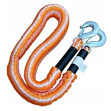 Bogserlina 4M 2100Kg Kapacitet, Elastisk Polyester, Hållbara Solida Krokar