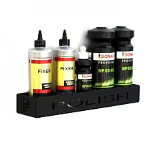 Storage Tray 40cm Depth 86mm Durable Steel Powder Coated Polish, POKA