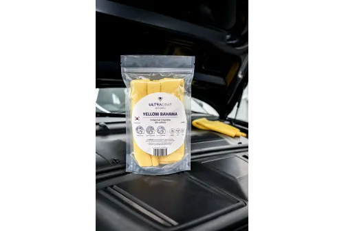 Ultracoat Yellow Bahama - Najwyższej jakości bezkrawędziowa mikrofibra 250gsm 2pack