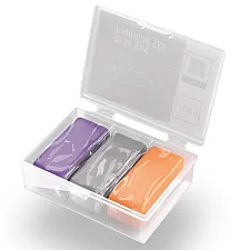 Clay Bar Set 50g Soft, Medium, Hard – Paint Cleaning Clay for Paintwork and Glass, ADBL