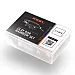 Clay Bar Set from ADBL with three paint cleaning clays in Soft, Medium and Hard, 50g each, colour-coded