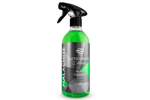Auto Graph Glass Cleaner 400ml antistatic spray bottle for streak-free car windows and mirrors