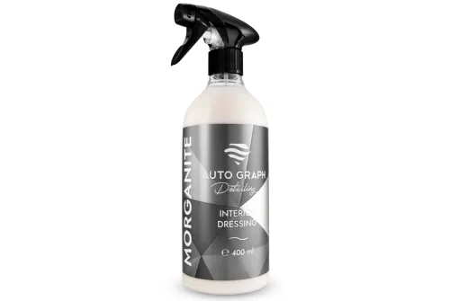 Auto Graph Interior Plastic Care 400ml bottle with UV protection and antistatic formula