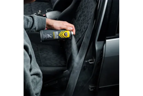 Klar K2 Regenereringsfett sprayflaska 400ml för smörjning och UV-skydd av bilens säkerhetsbälten