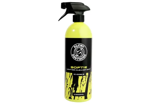 Blend Brothers Leather Cleaner Soft 1L bottle with spray cap for pH-neutral leather cleaning