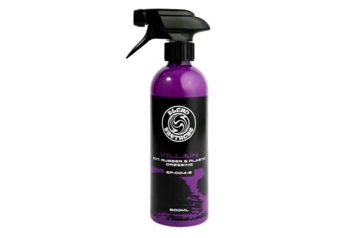 Blend Brothers Rubber and Plastic Dressing 500ml bottle with hydrophobic water-based formula