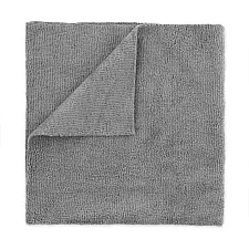 Microfibre Towel Coating 250gsm 40x40cm Grey High-Gloss Scratch-Free 10-Pack, ChemicalWorkz New