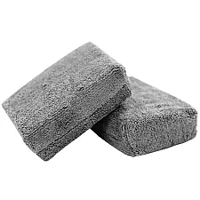 Mikrofiberapplikator för Vax och Sealant 2-Pack, Mjuk Skumkärna, Återanvändbar, ChemicalWorkz New