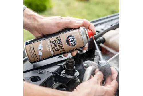 Contact Cleaner Spray 400ml from K2 for degreasing and fast-drying cleaning with corrosion protection