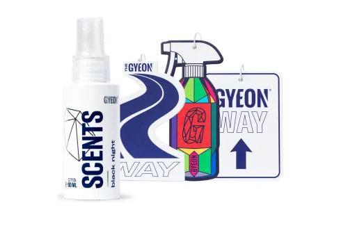 Gyeon Bilparfym 80ml Classic Cologne med tre hängtaggar för långvarig doft i bilens interiör