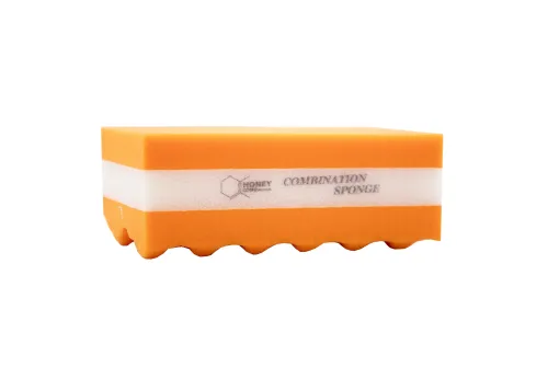 Honey Combination Car Wash Sponge 170x80mm dual profile ultra-soft foam for car washing