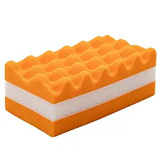 Car Wash Sponge 170x80mm Dual Profile Soft Foam, Honey Combination