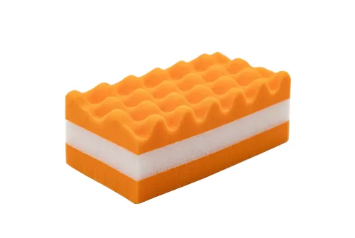 Honey Combination Car Wash Sponge 170x80mm dual profile ultra-soft foam for car washing