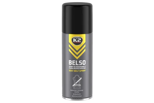 Klar K2 Regenereringsfett sprayflaska 400ml för smörjning och UV-skydd av bilens säkerhetsbälten