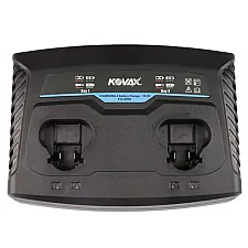 Battery Charger Station 10.8V Dual-Channel Overcharge Protection 3A 80W, Kovax
