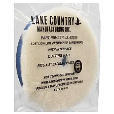 Lambswool Polishing Pad 5,25 tum Låg Ludd Förtvättad, Lake Country