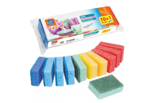 Ravi Disktrasor 10-pack mjuka repfria trasor för kök och badrum, förpackning med tio stycken