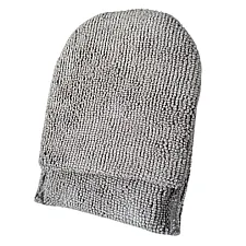 Microfibre Applicator Pad 12x10cm with Finger Pocket Grip Grey 320 GSM, Royal Pads