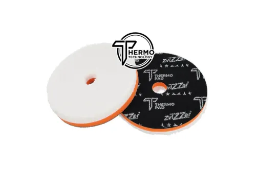 ZviZZer Microfiber Polerpad 130mm med hög skärpa för DA polisher, termoteknologi för lackbearbetning