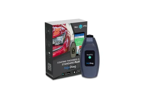 NexDiag Färgtjockleksmätare Standard Plus med kulformad probe och Bluetooth 4.0-display